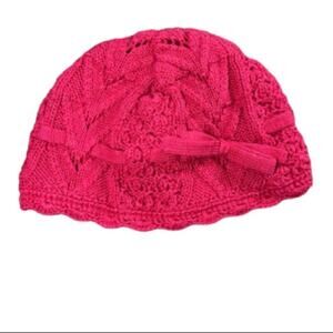 Gap Baby 2-5 M/L wool cable knit beanie w/ bow